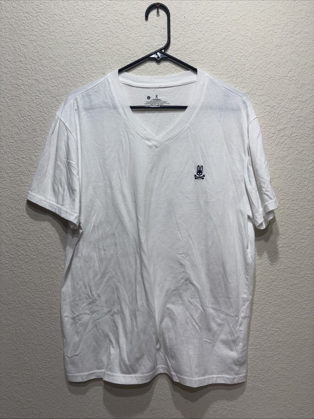 Psycho Bunny White T-Shirt Large